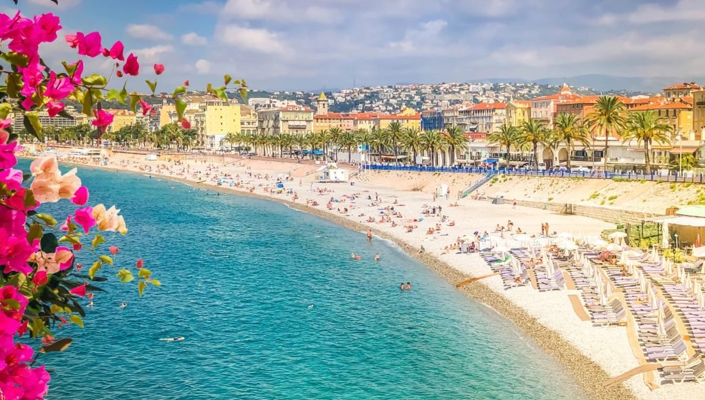 Belle plage de Nice