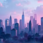 New York enneigé en hiver