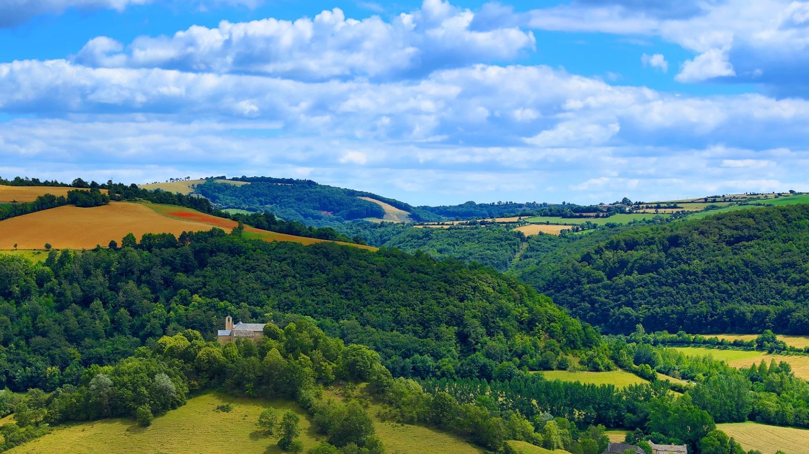 campagne autours de Najac en Aveyron