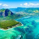 vue aérienne du sud de l'Ile Maurice