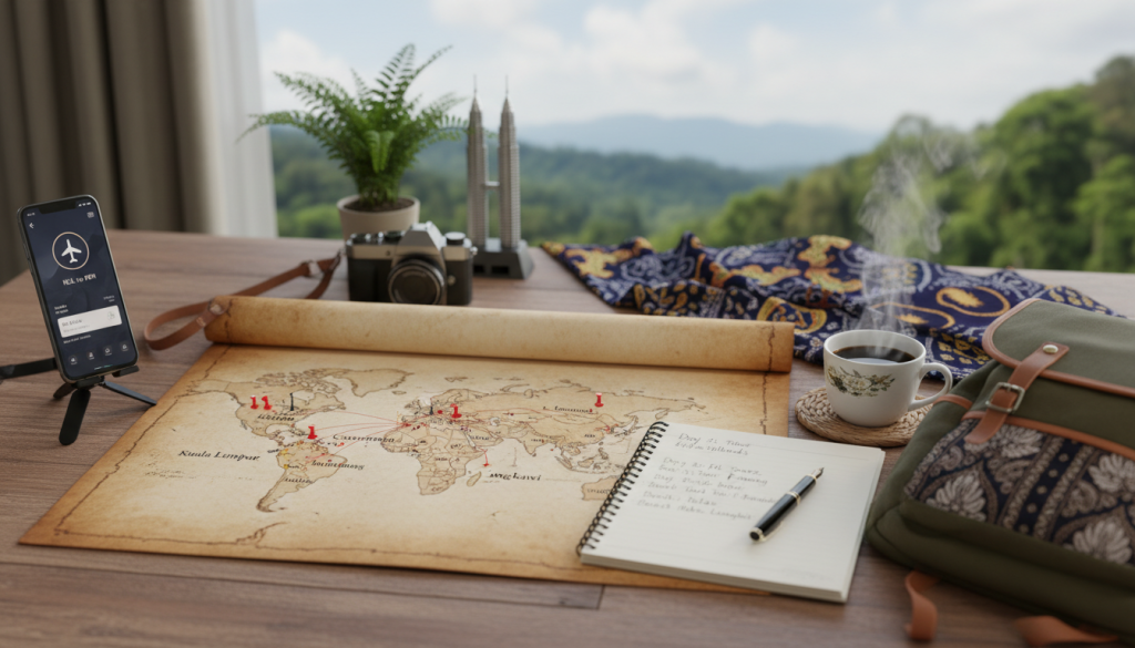 découvrez comment organiser votre voyage en malaisie avec notre itinéraire détaillé, conseils pratiques et astuces pour un séjour inoubliable.