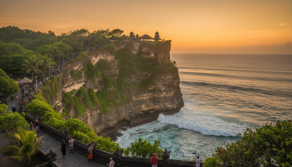 découvrez les activités incontournables à ulywatu, la célèbre falaise balinaise, entre surf, temples et paysages à couper le souffle.