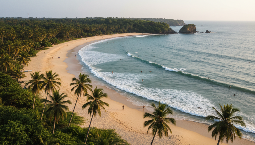 découvrez pourquoi hiriketiya beach au sri lanka séduit tant les voyageurs avec ses paysages paradisiaques, ses vagues parfaites pour le surf et son ambiance conviviale.