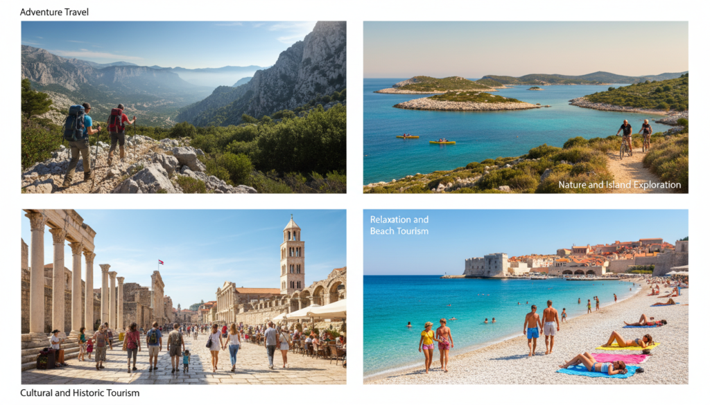 découvrez les meilleures destinations en croatie adaptées à votre style de voyage, que vous soyez amateur de plages, de nature, de culture ou d'aventure.