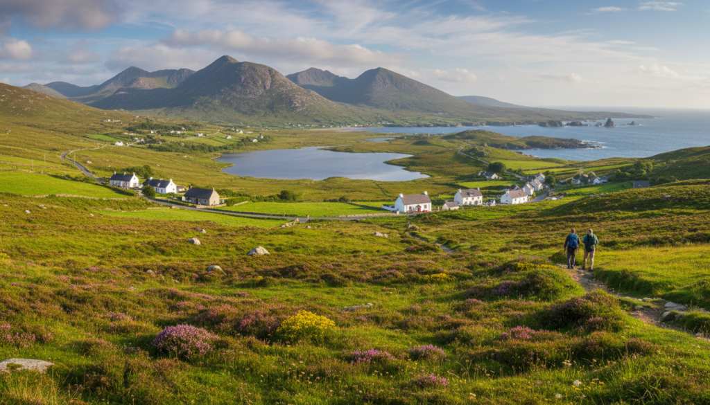 découvrez le connemara à travers un itinéraire complet pour explorer ses paysages sauvages, ses villages typiques et ses sites incontournables. préparez votre voyage avec nos conseils pratiques.