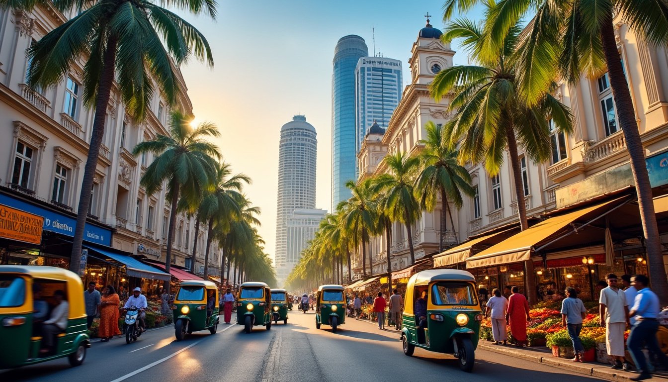 Colombo, Ceylan : un guide complet pour explorer la capitale dynamique du Sri Lanka.